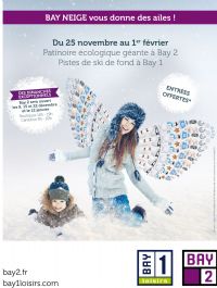 Bay 1 & Bay 2 lancent Bay Neige  du 25 novembre au 1er Février !. Du 25 novembre 2013 au 1er février 2014 à Marne La Vallée. Seine-et-Marne. 